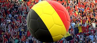 ballon foot couleurs belgique foule supporters