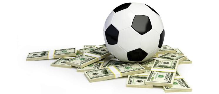 ballon soccer billets dollars